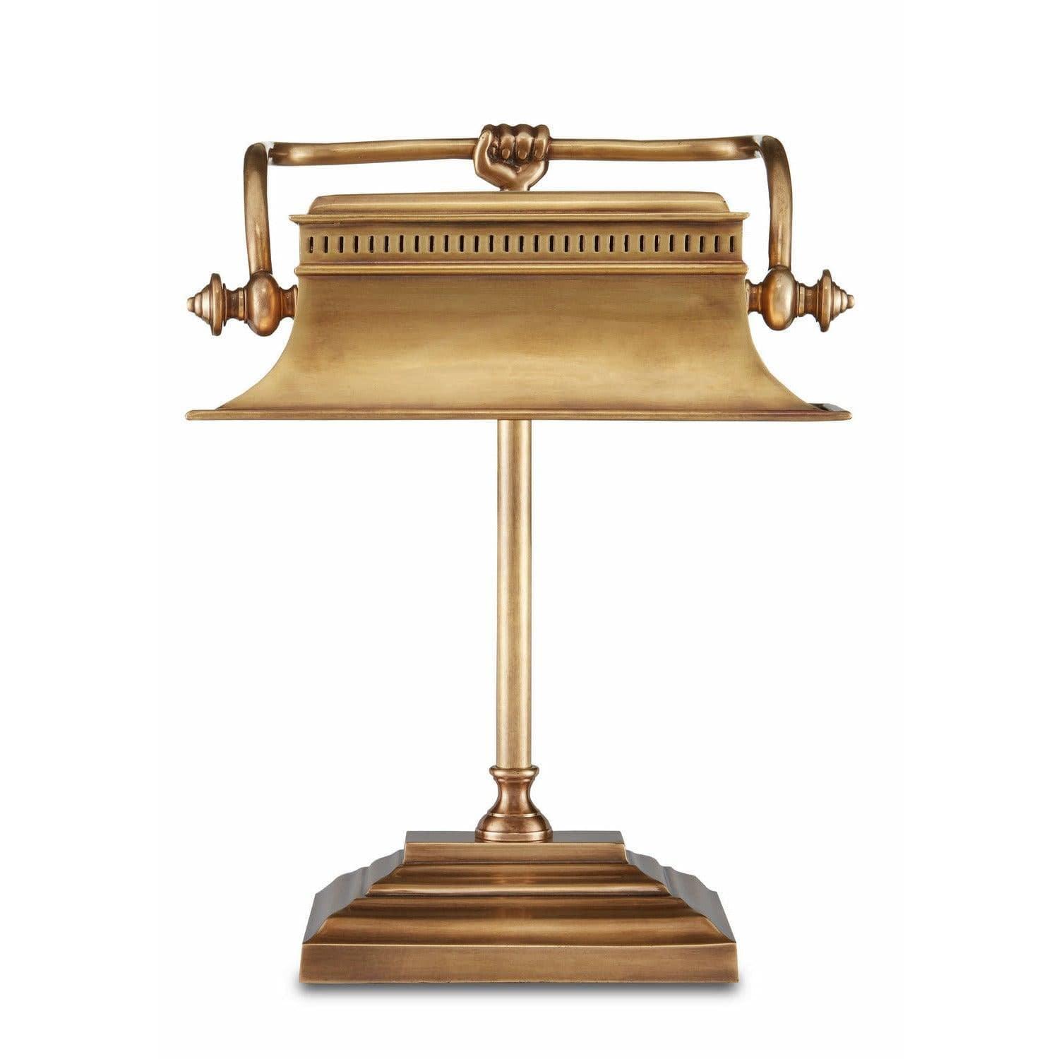 Small Brass Desk Lamp, 1970s