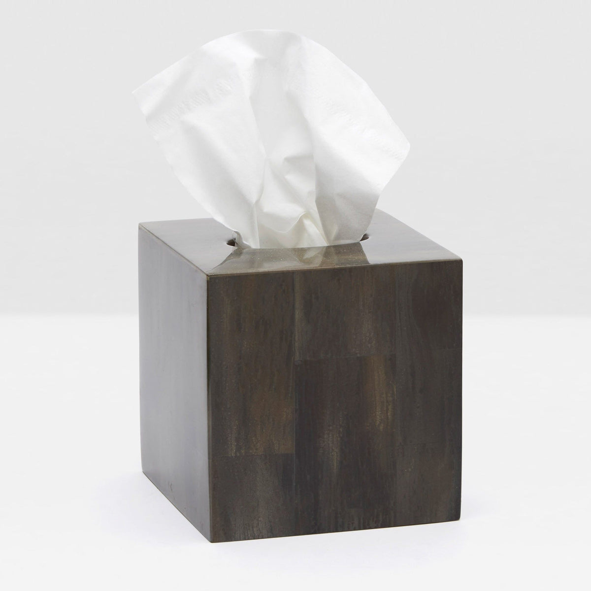 Pigeon and Poodle - PP000252 - Arles Tissue Box - Arles - Dark Faux Horn