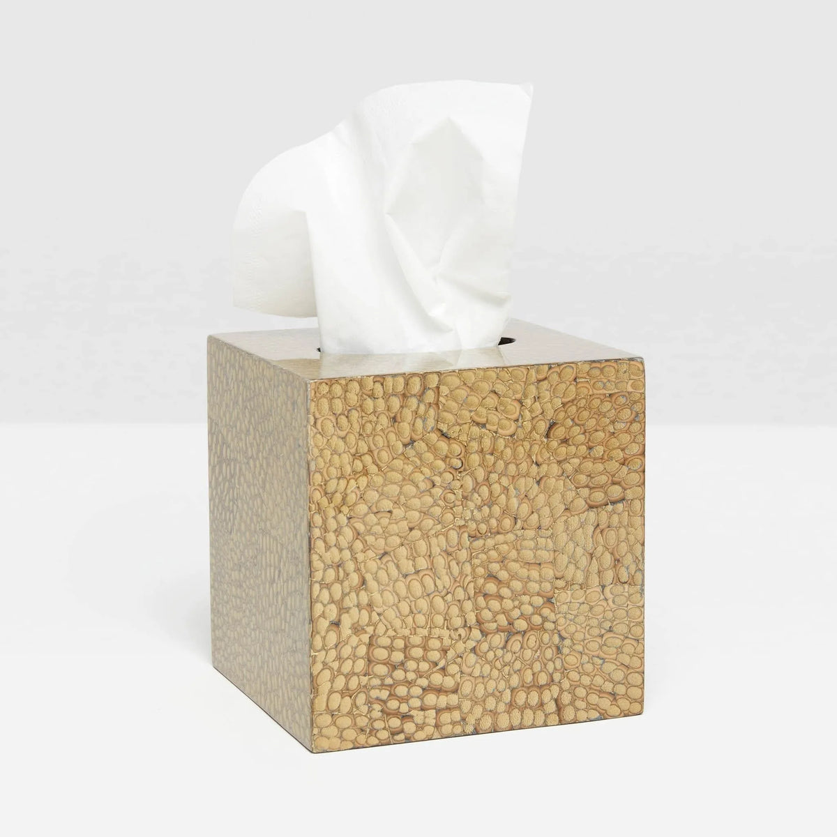 Pigeon and Poodle - PP000362 - Callas Tissue Box - Callas - Gold Lacquered Eggshell