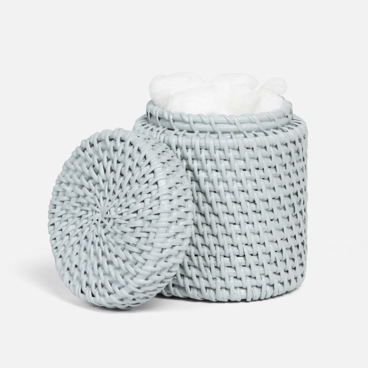 Pigeon and Poodle - PP003948 - Dalton Canister - Dalton - Light Gray Rattan