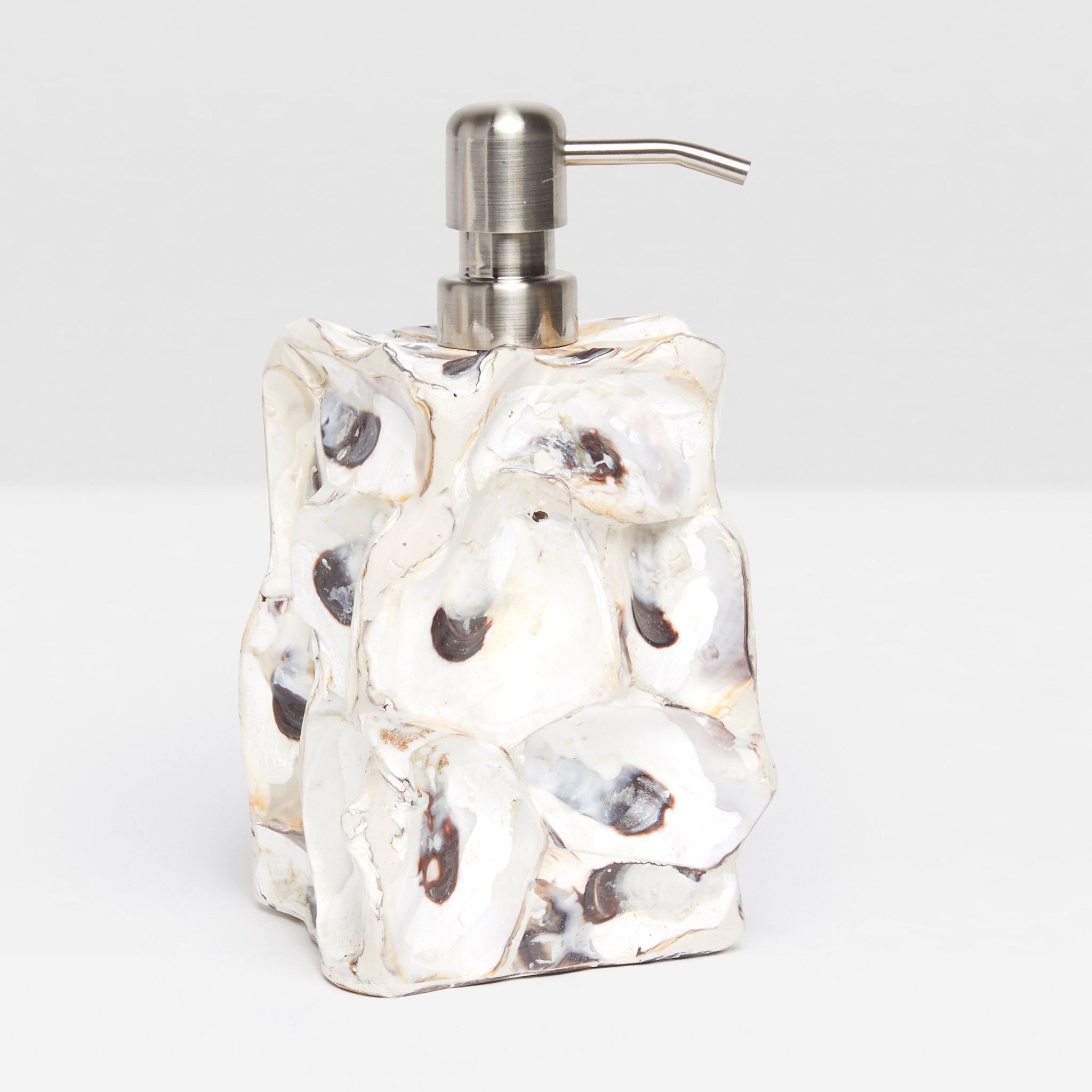 Pigeon and Poodle - PP000573 - Enna Soap Pump - Enna - Natural Oyster Shell