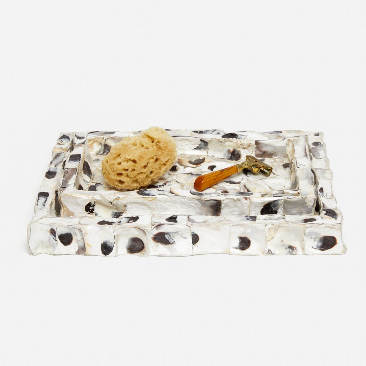 Pigeon and Poodle - PP000575 - Enna Trays - Enna - Natural Oyster Shell