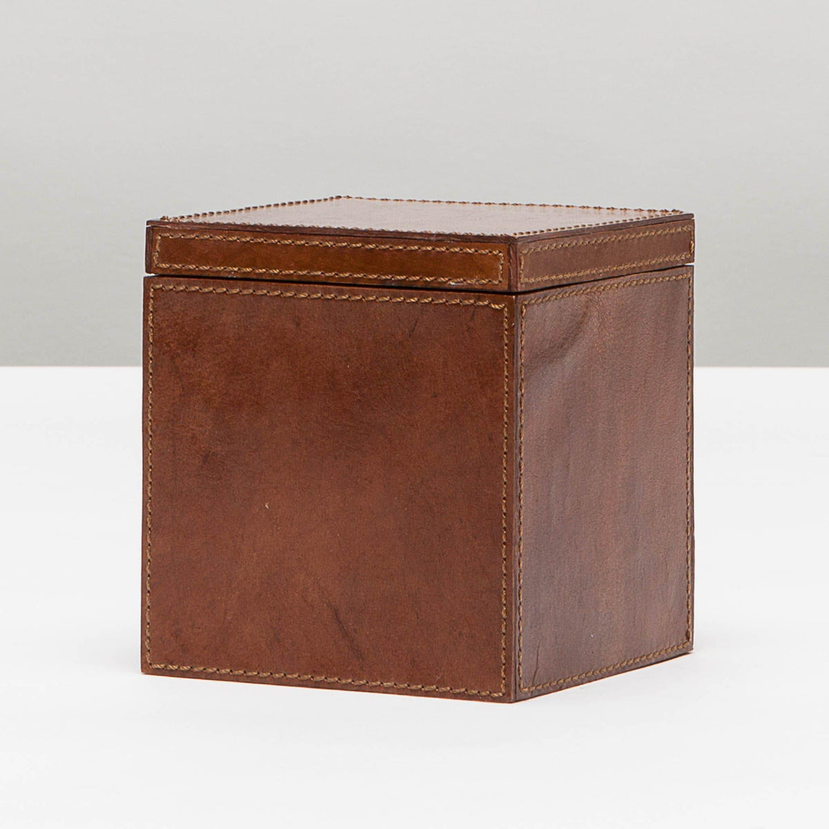 Pigeon and Poodle - PP000652 - Hampton Canister - Hampton - Tobacco Full-Grain Leather