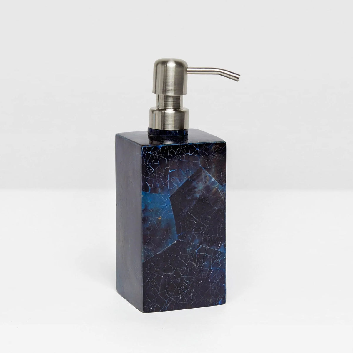 Pigeon and Poodle - PP001376 - Santorini Soap Pump - Santorini - Dark Blue Pen Shell