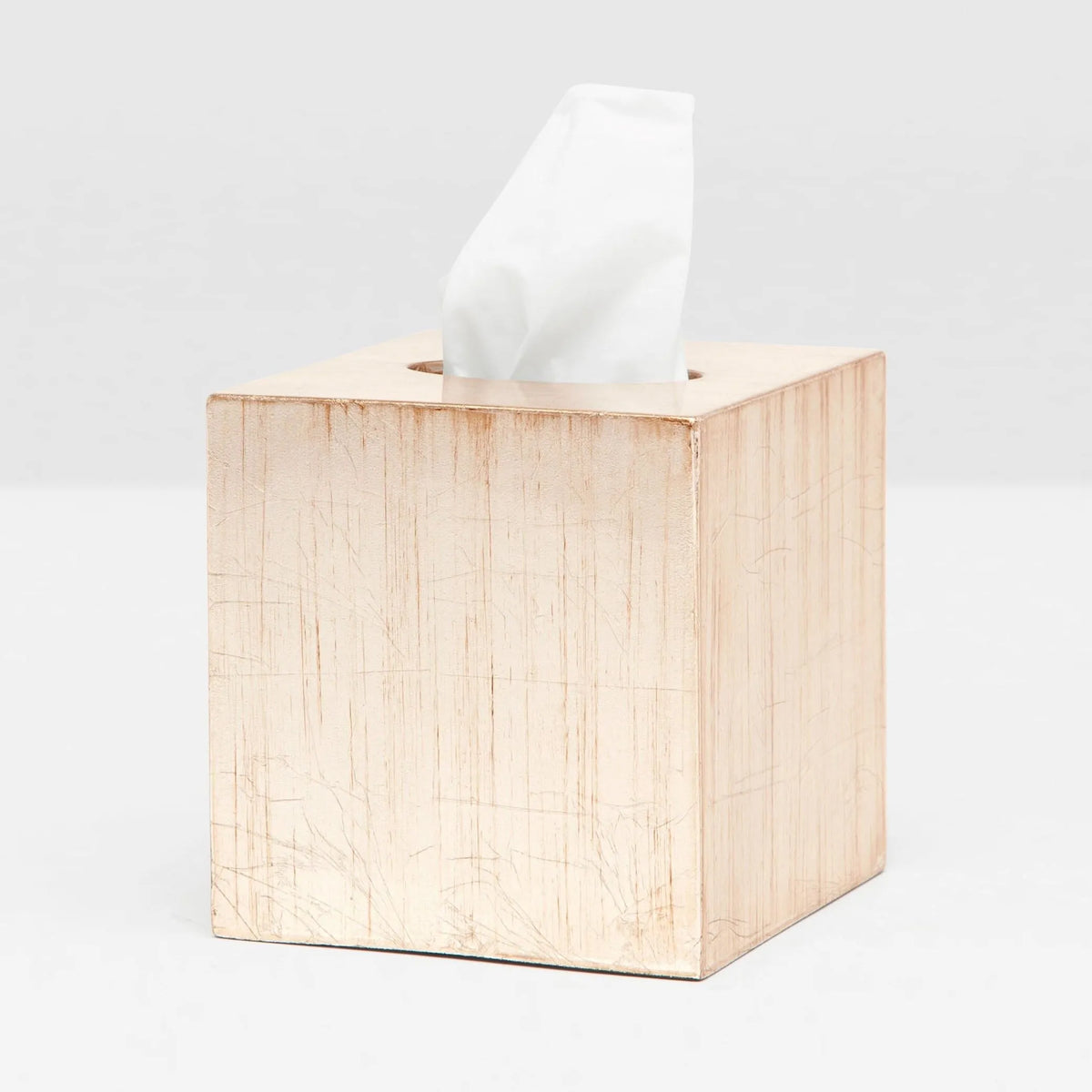 Pigeon and Poodle - PP001435 - Tanlay Tissue Box - Tanlay - Lacquered Silver Leaf