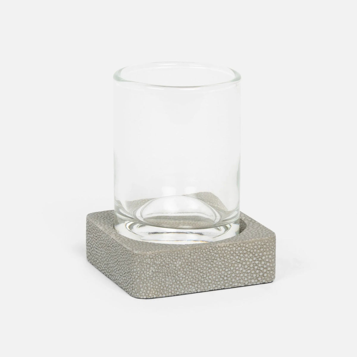 Pigeon and Poodle - PP003936 - Tenby Tumbler Set - Tenby - Sand Realistic Faux Shagreen