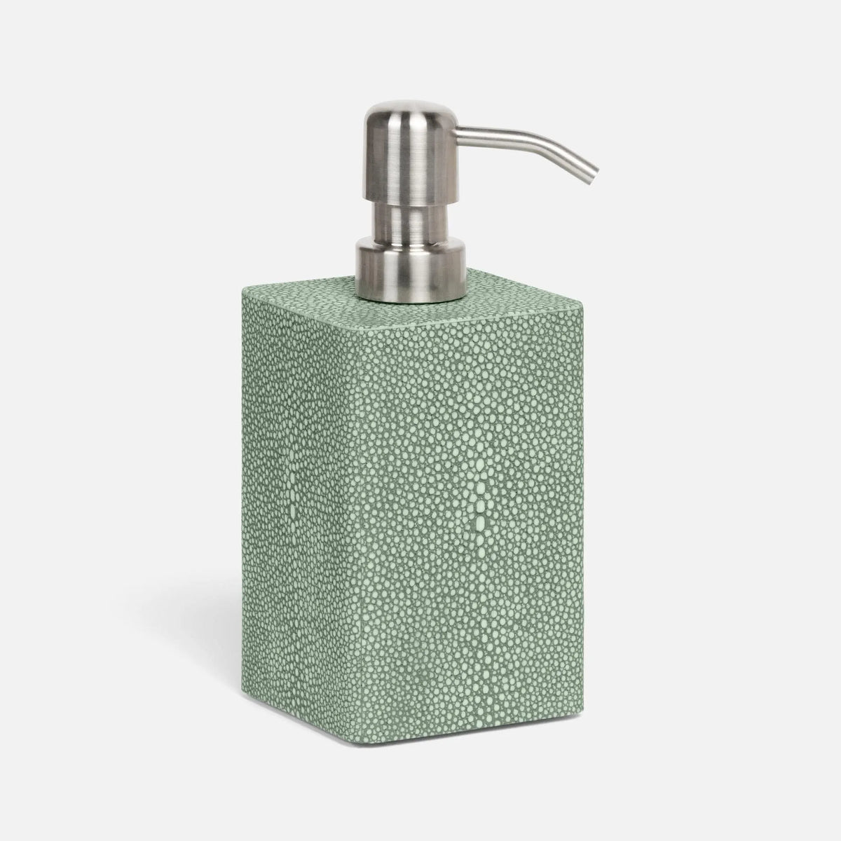 Pigeon and Poodle - PP001462 - Tenby Soap Pump - Tenby - Sage Realistic Faux Shagreen