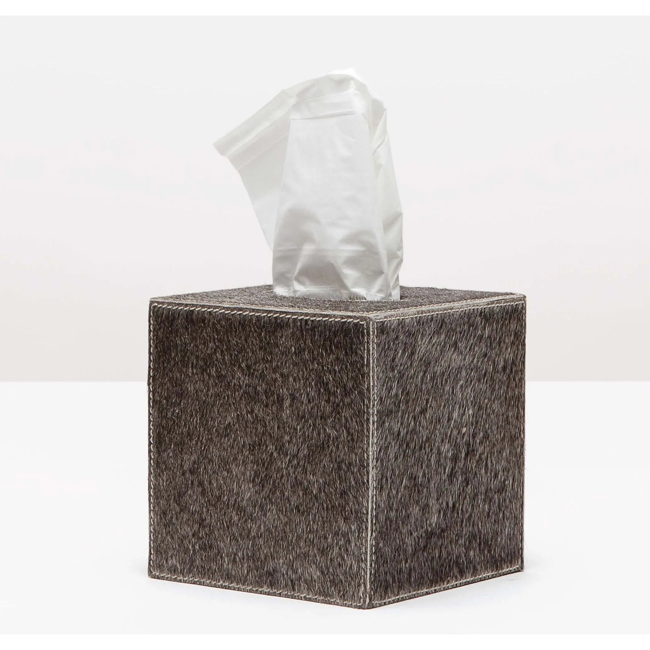 Pigeon and Poodle - PP001518 - Umbra Tissue Box - Umbra - Gray Hair-On-Hide