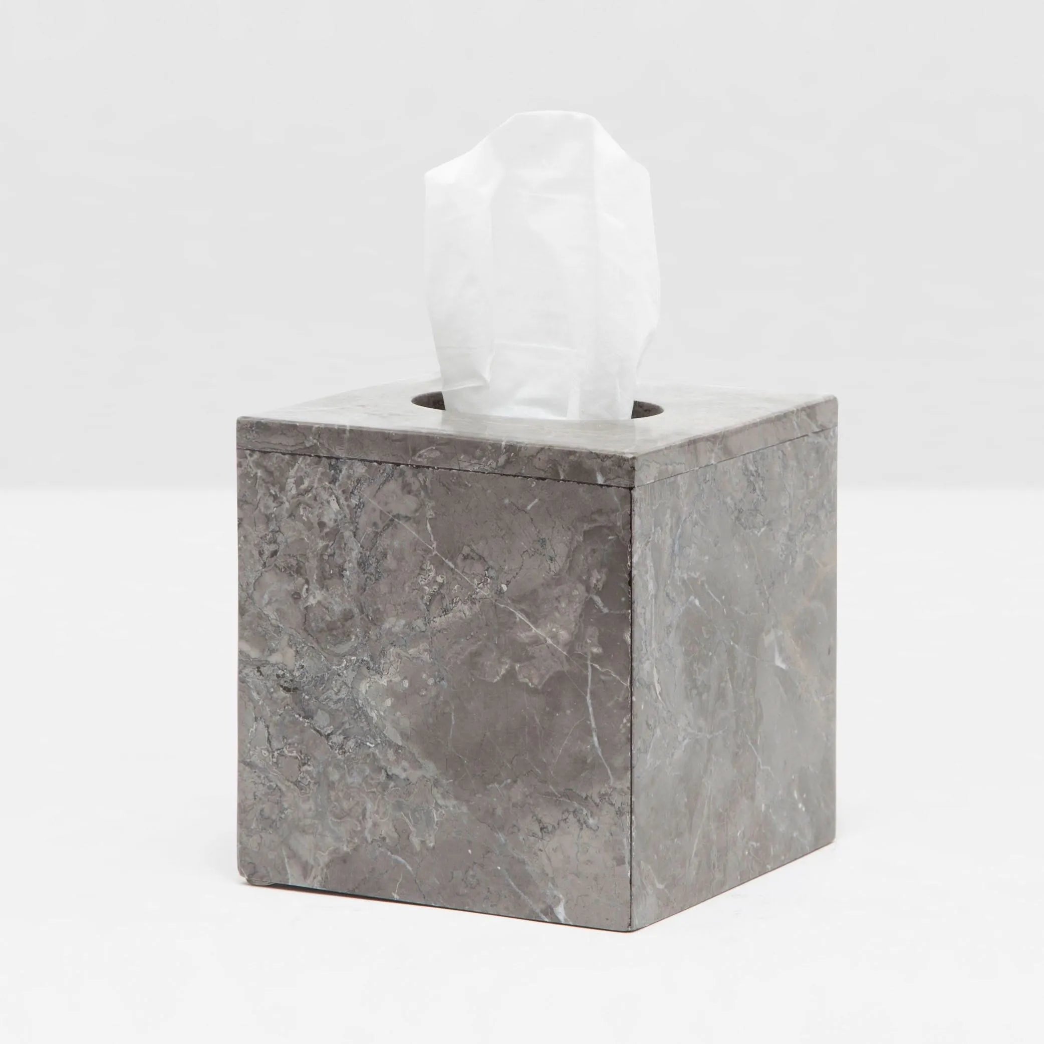 Pigeon and Poodle - PP001539 - Veneto Tissue Box - Veneto - Gray Polished Marble