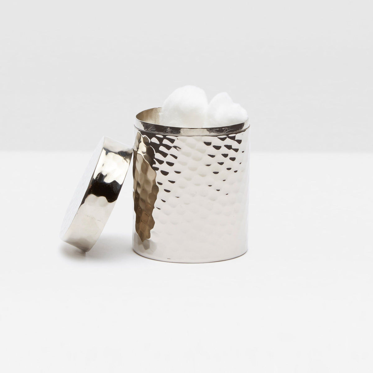 Pigeon and Poodle - PP001553 - Verum Canister - Verum - Shiny Nickel Hammered Metal