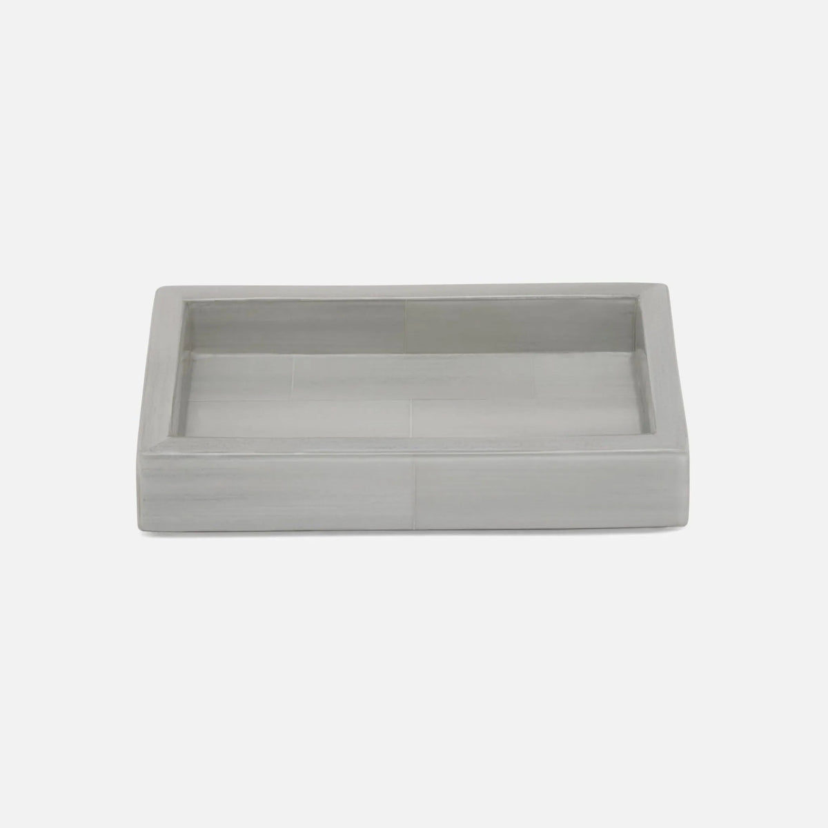 Pigeon and Poodle - PP005529 - Arles Soap Dish - Arles - Light Gray Faux Horn