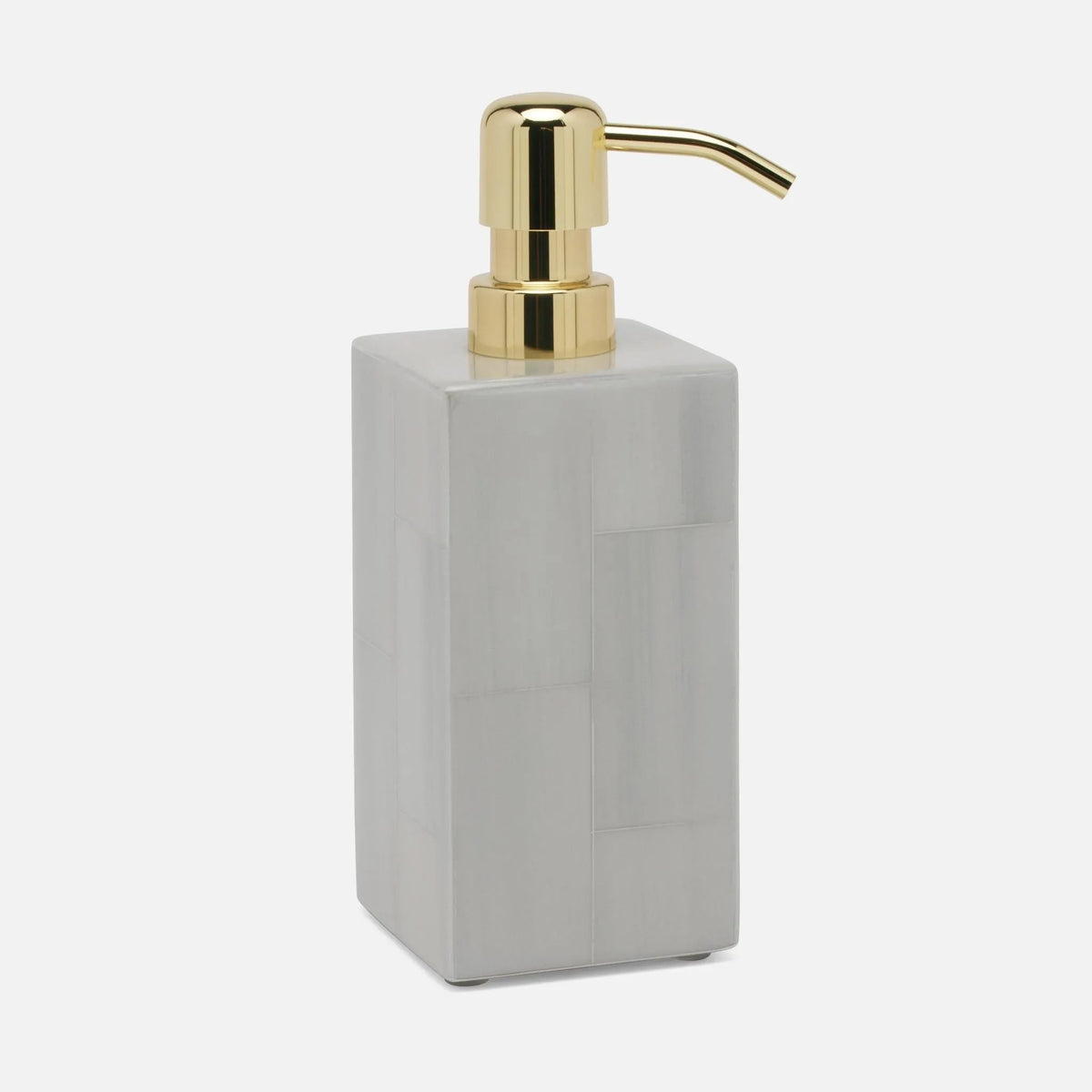 Pigeon and Poodle - PP005531 - Arles Soap Pump - Arles - Light Gray Faux Horn