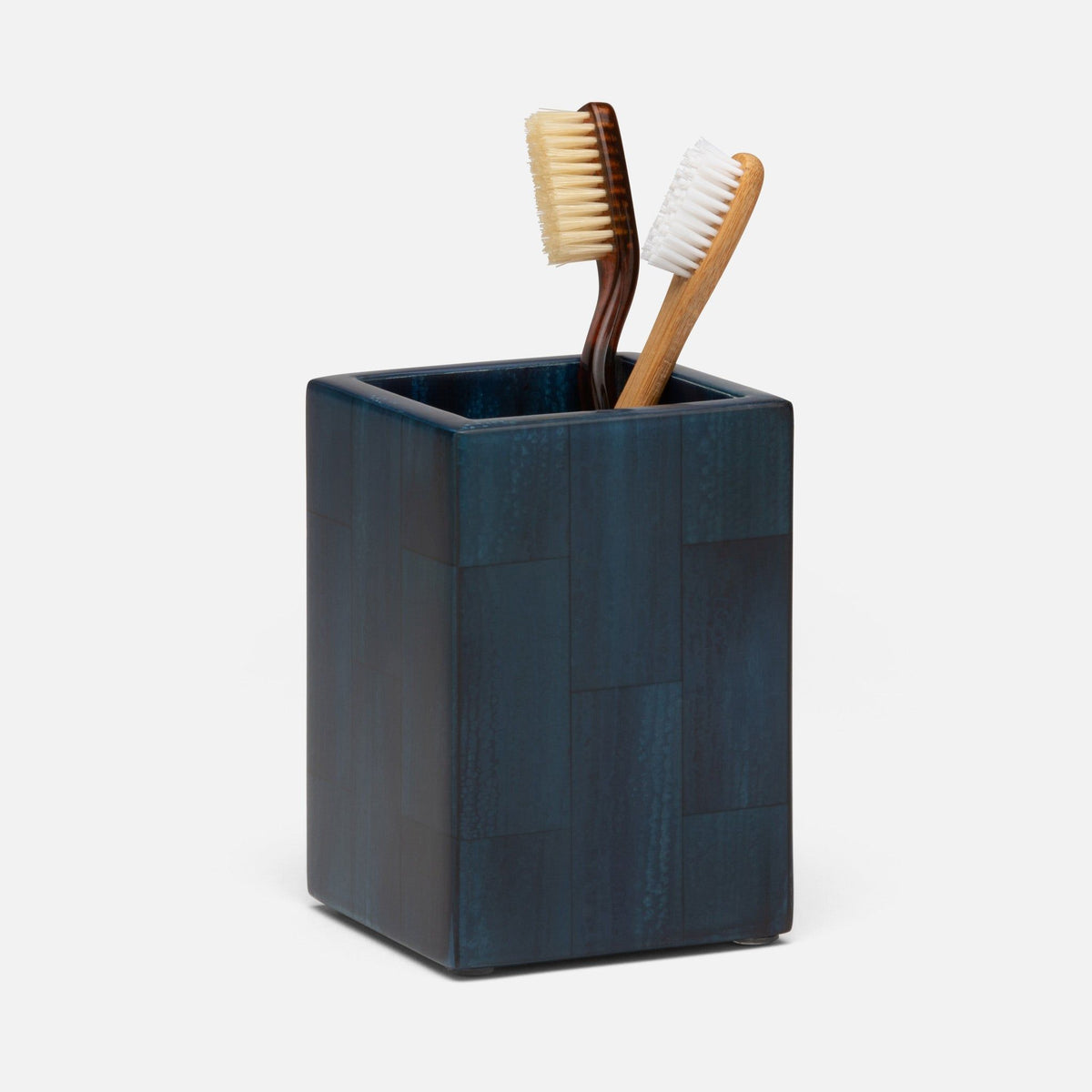 Pigeon and Poodle - PP004561 - Arles Brush Holder - Arles - Navy Faux Horn