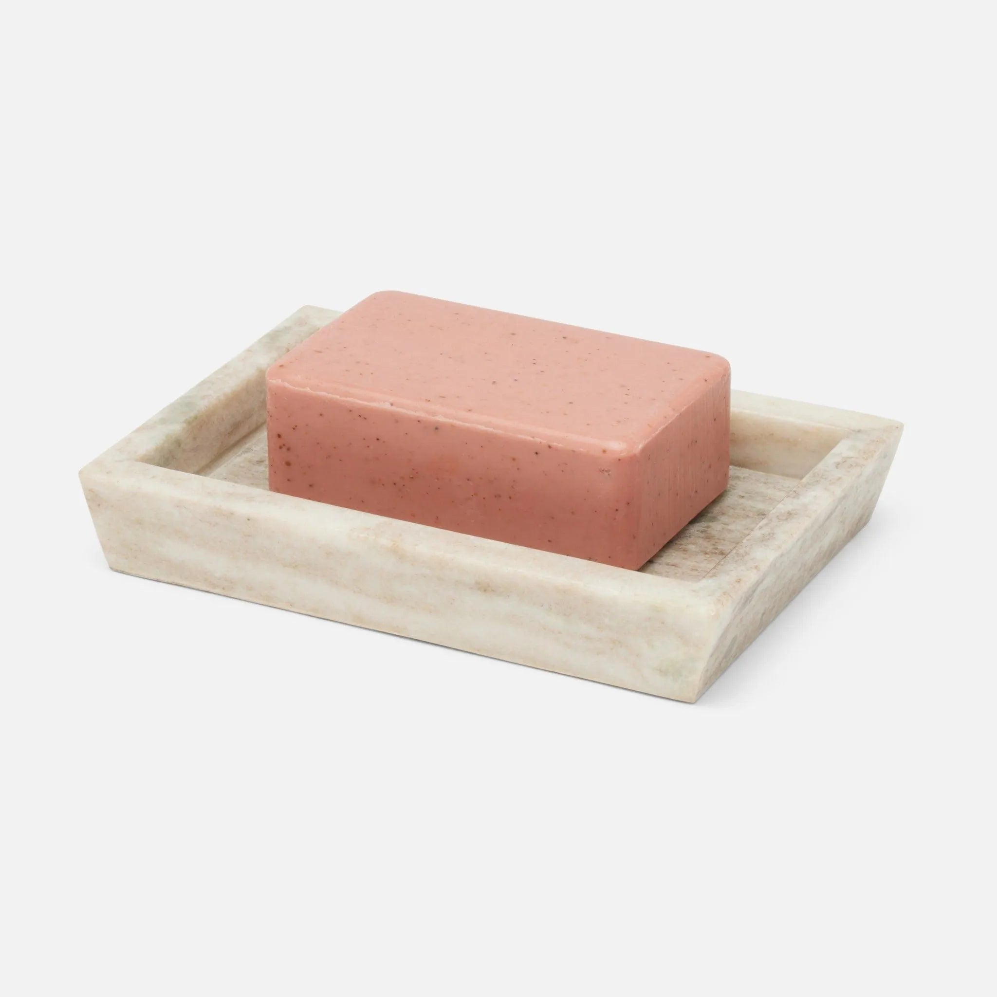 Pigeon and Poodle - PP005167 - Athlone Soap Dish - Athlone - Beige Marble