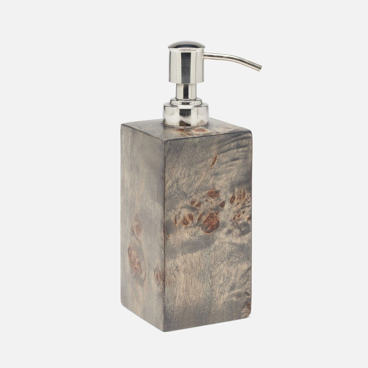 Pigeon and Poodle - PP006952 - Bern Soap Pump - Bern - Ash Gray Mappa Burl