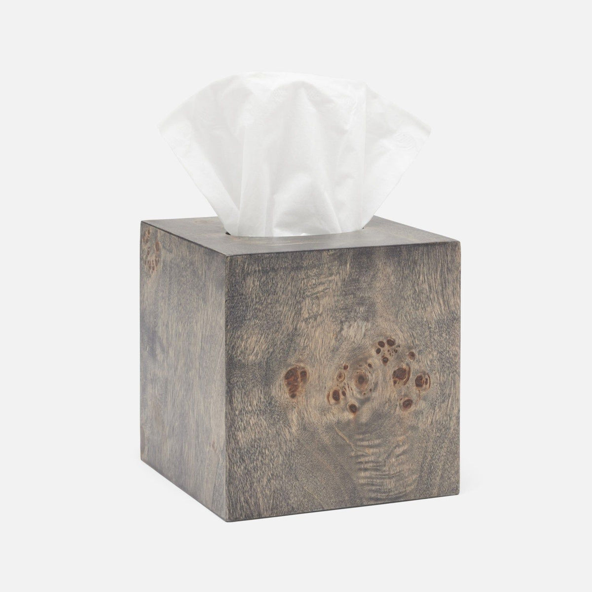 Pigeon and Poodle - PP006943 - Bern Tissue Box - Bern - Ash Gray Mappa Burl