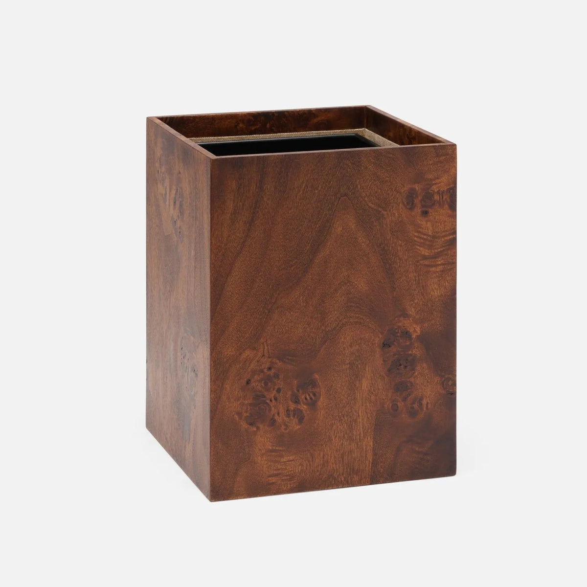 Pigeon and Poodle - PP006947 - Bern Wastebasket - Bern - Dark Honey Mappa Burl