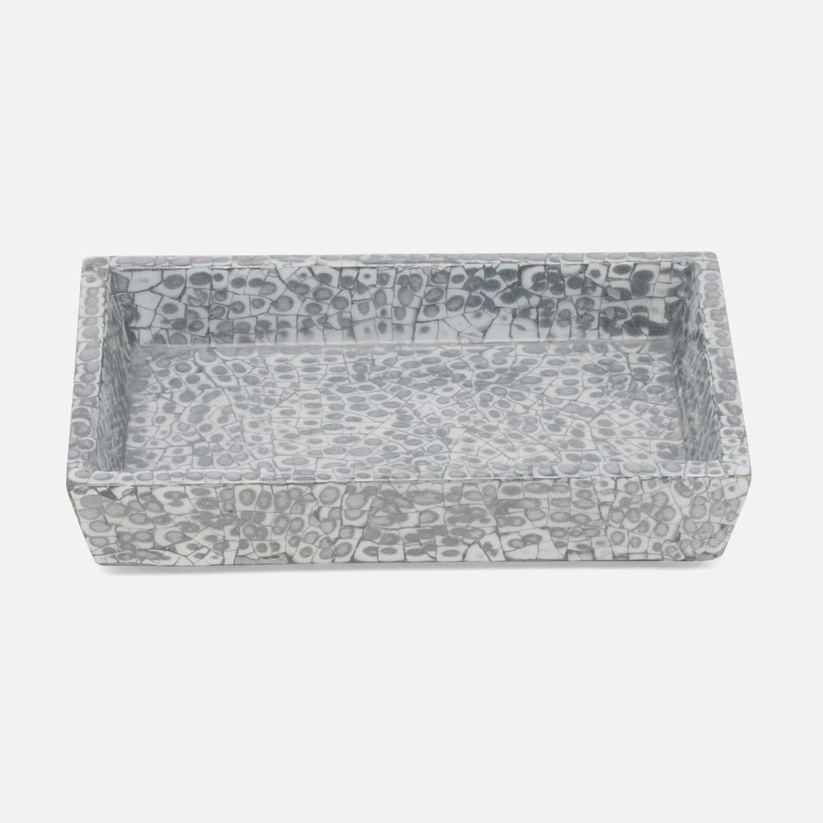 Pigeon and Poodle - PP005552 - Callas Soap Dish - Callas - Silver/White Lacquered Eggshell