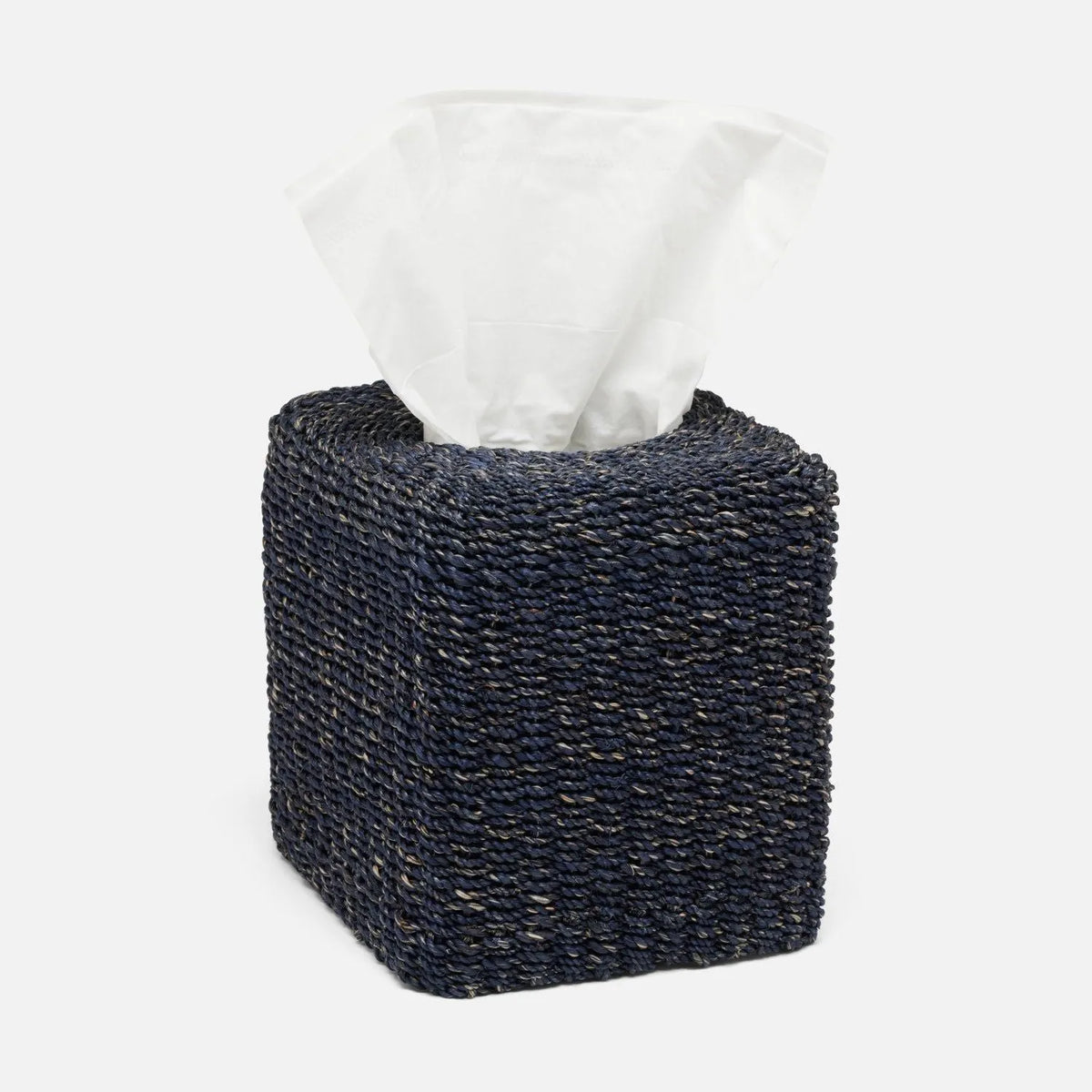 Pigeon and Poodle - PP000439 - Chelston Tissue Box - Chelston - Indigo Blue Abaca Fiber