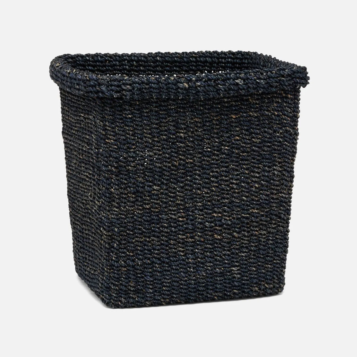 Pigeon and Poodle - PP000442 - Chelston Wastebasket - Chelston - Indigo Blue Abaca Fiber