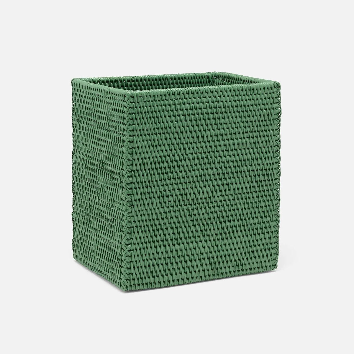 Pigeon and Poodle - PP007603 - Dalton Wastebasket - Dalton - Moss Green Rattan