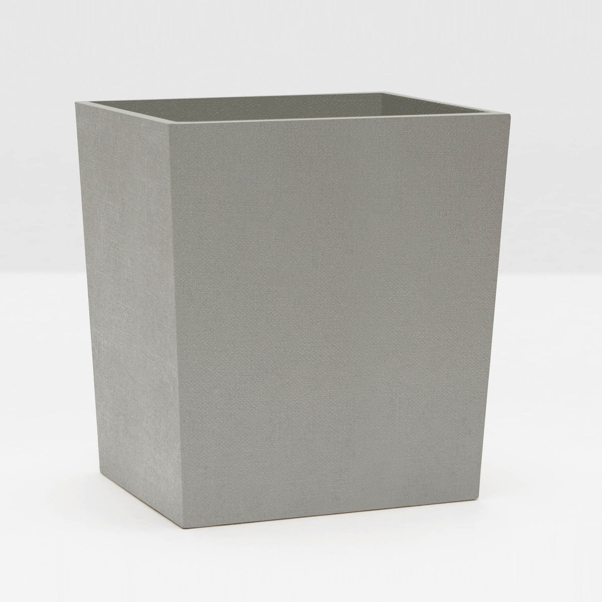 Pigeon and Poodle - PP000527 - Dannes Wastebasket - Dannes - Light Gray Faux Belgian Linen