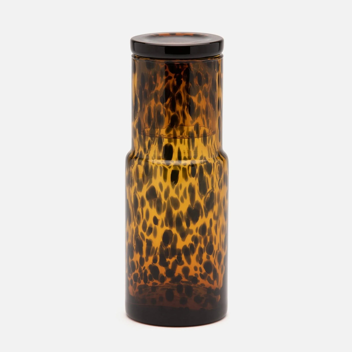 Pigeon and Poodle - PP004642 - Faro Glass Carafe - Faro - Tortoise Shell Hand Blown Glass