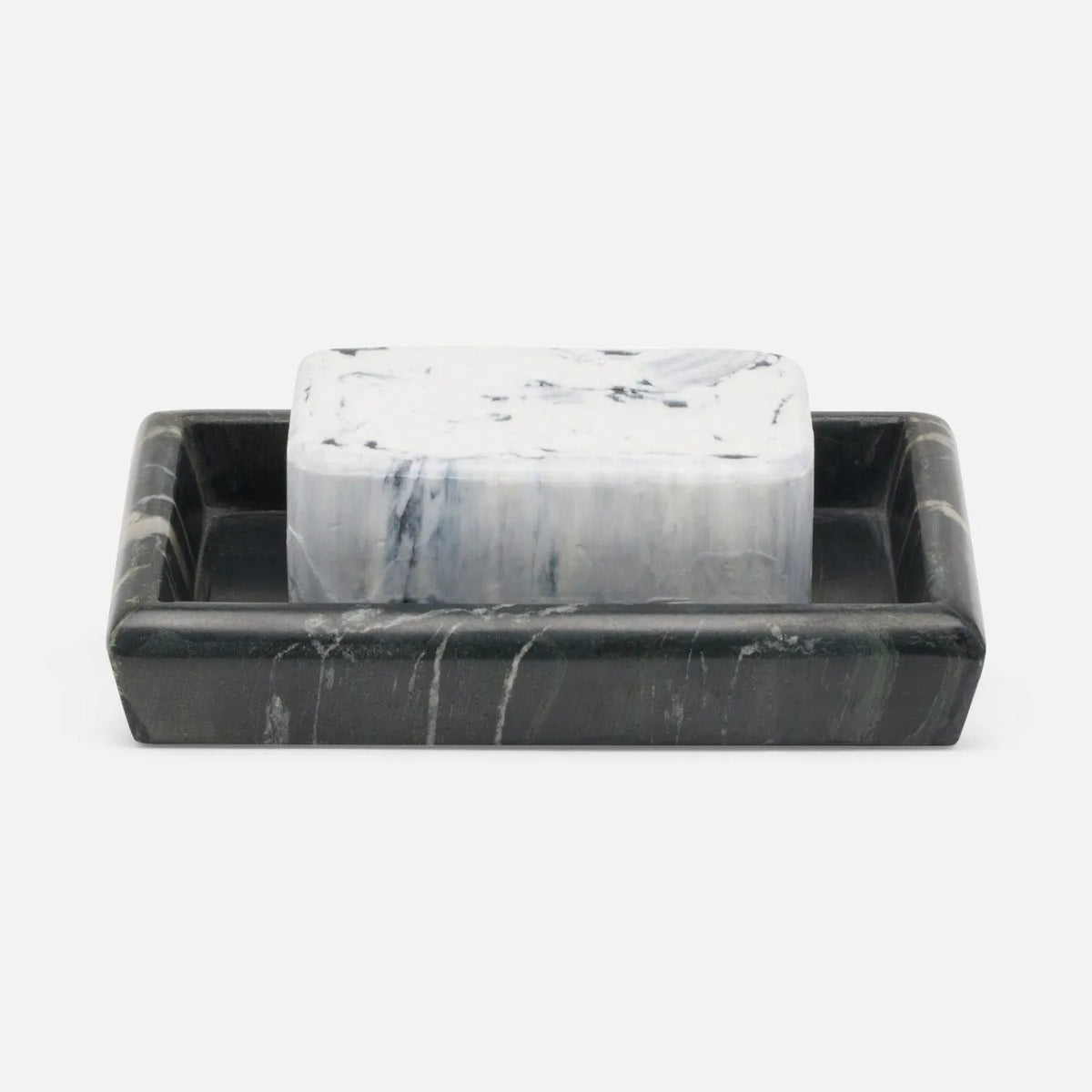 Pigeon and Poodle - PP006056 - Kavala Soap Dish - Kavala - Black Marble