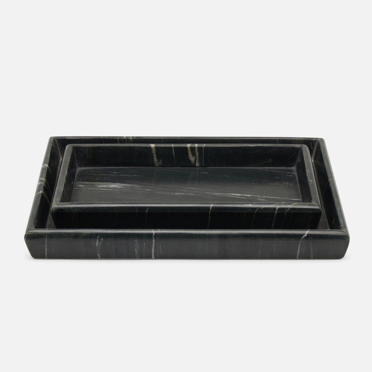 Pigeon and Poodle - PP006057 - Kavala Trays - Kavala - Black Marble