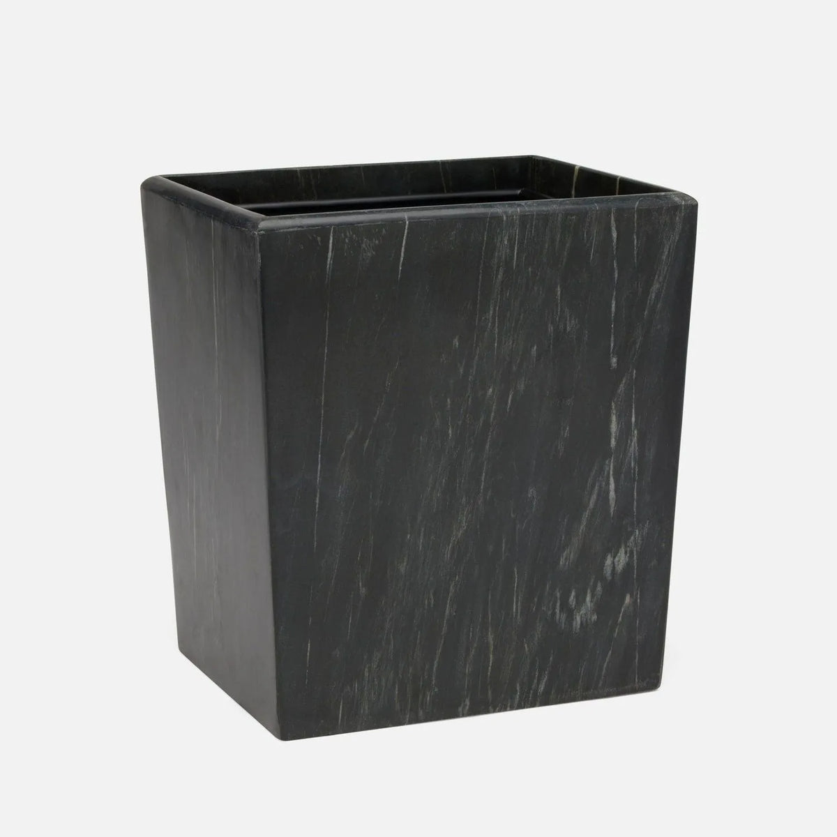 Pigeon and Poodle - PP006055 - Kavala Wastebasket - Kavala - Black Marble