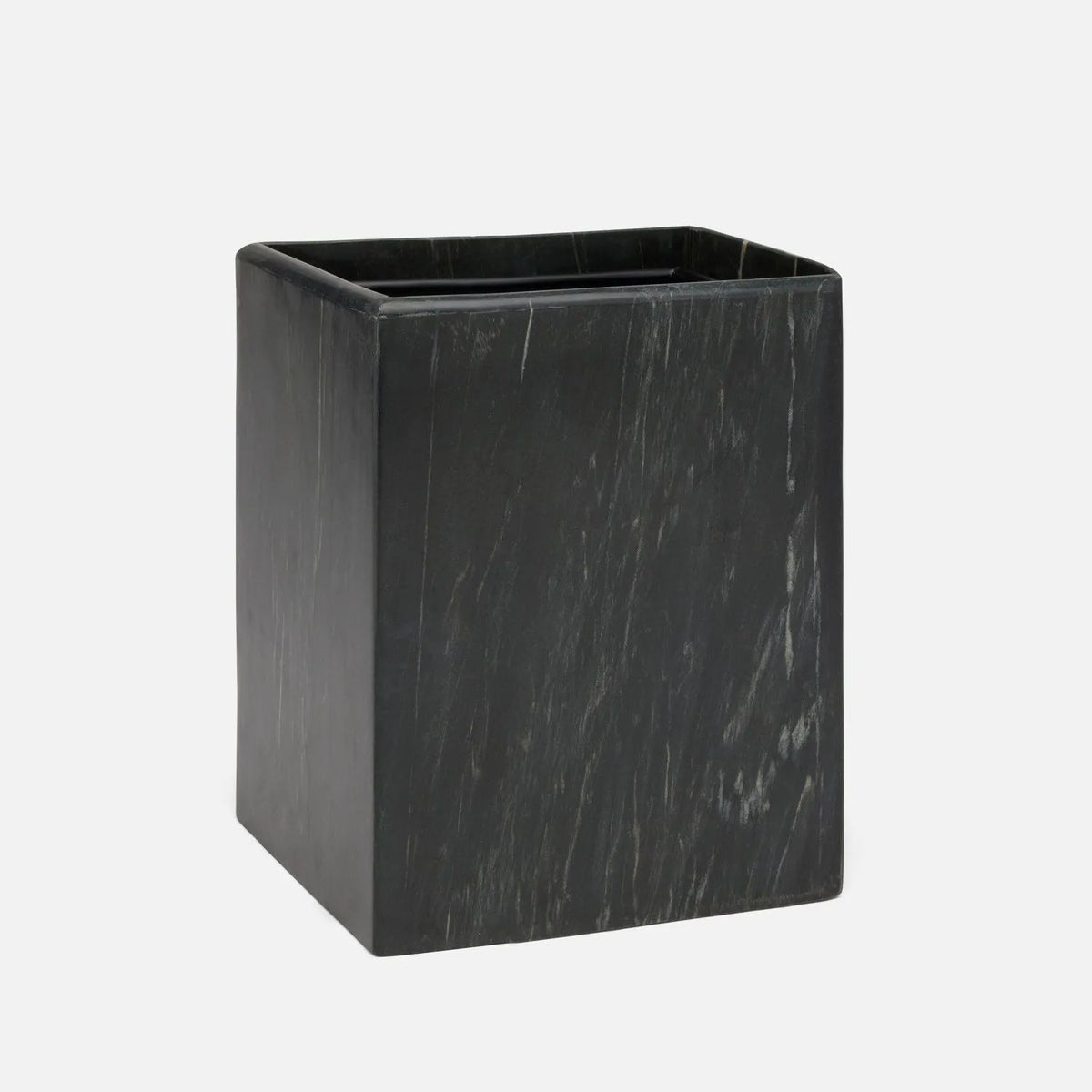 Pigeon and Poodle - PP006051 - Kavala Wastebasket - Kavala - Black Marble