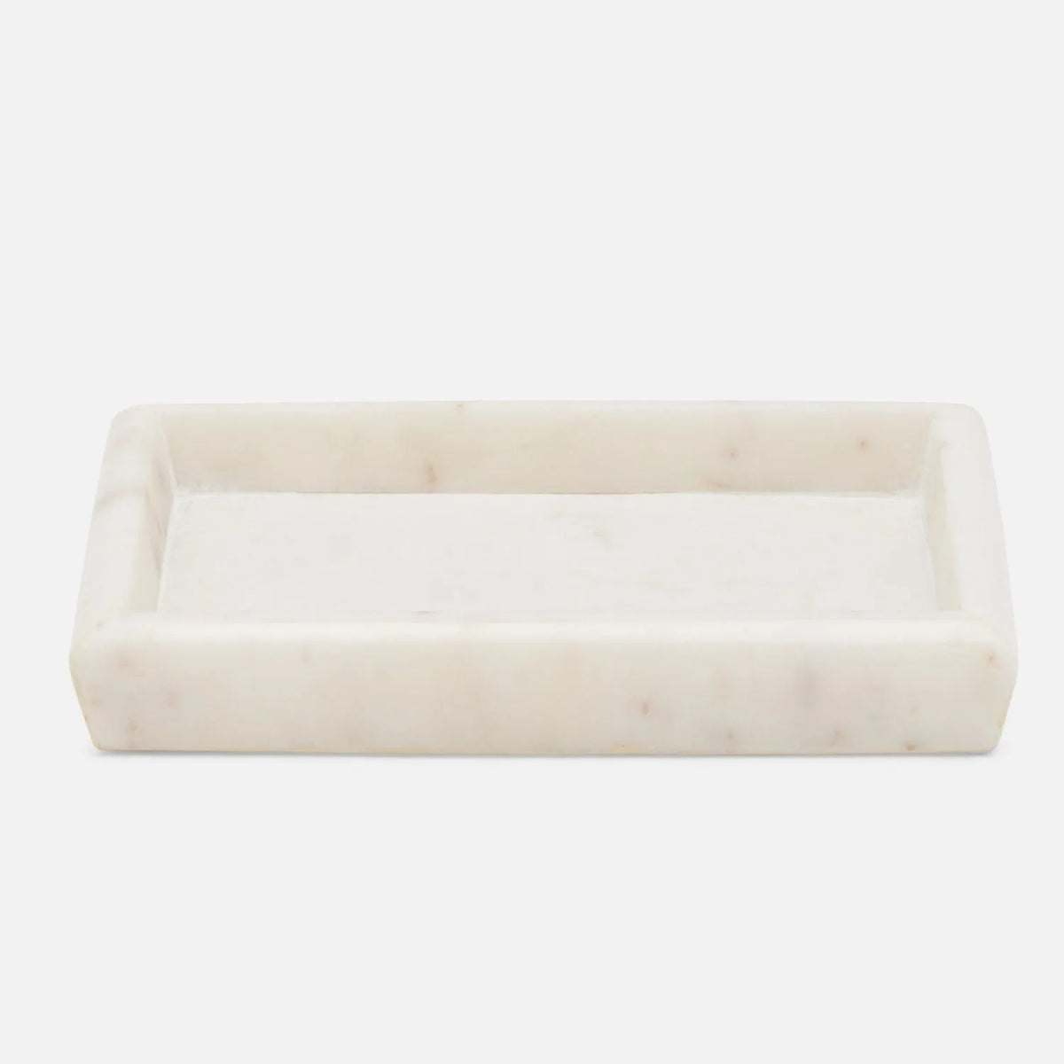 Pigeon and Poodle - PP006062 - Kavala Soap Dish - Kavala - White Marble