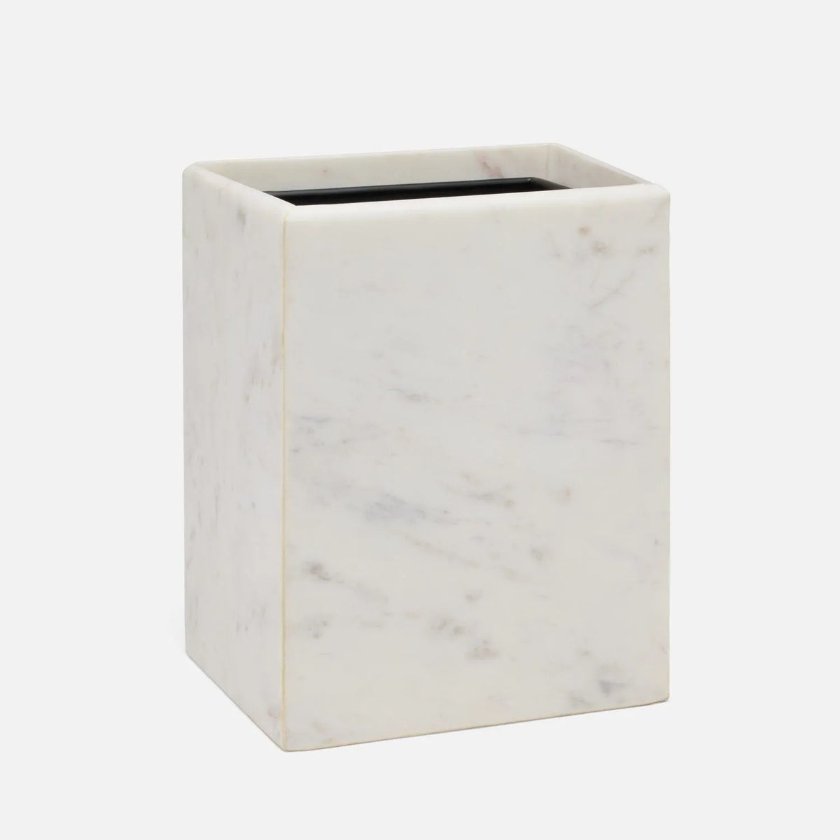 Pigeon and Poodle - PP006070 - Kavala Wastebasket - Kavala - White Marble