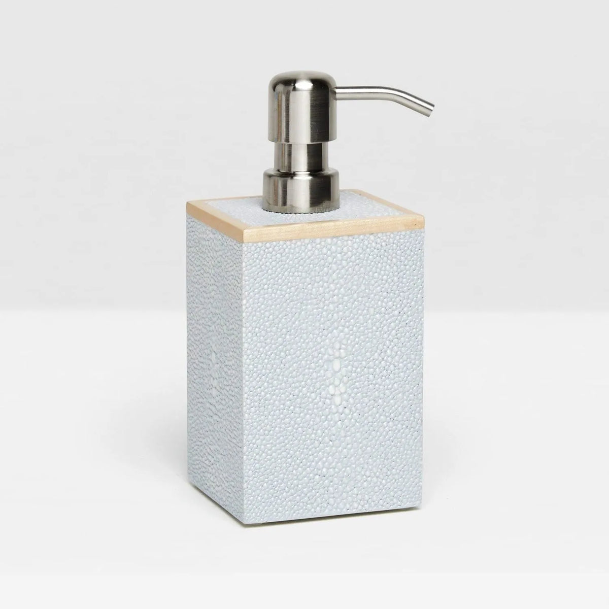 Pigeon and Poodle - PP001018 - Manchester Soap Pump - Manchester - Sand Realistic Faux Shagreen