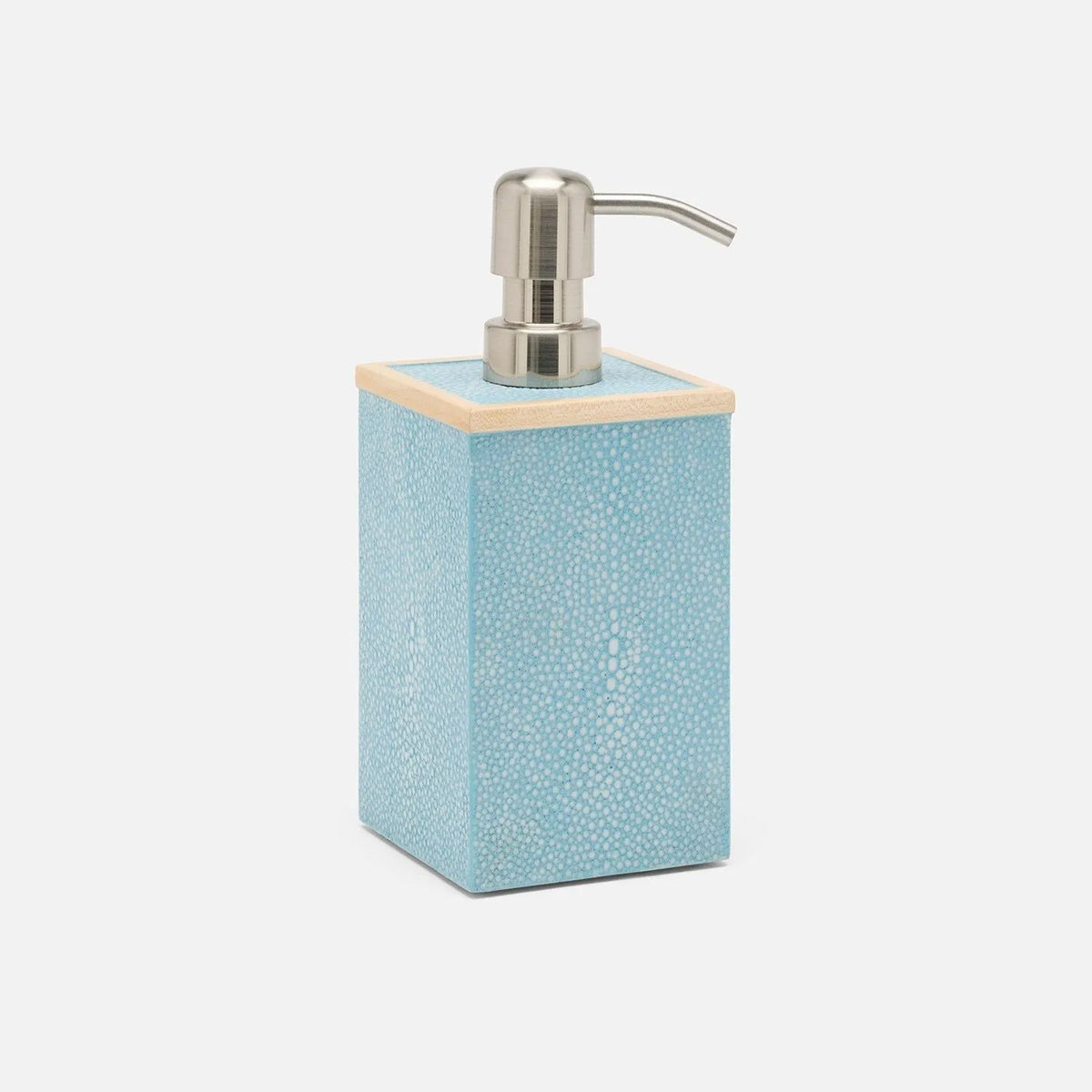 Pigeon and Poodle - PP000988 - Manchester Soap Pump - Manchester - Dark Mushroom Realistic Faux Shagreen