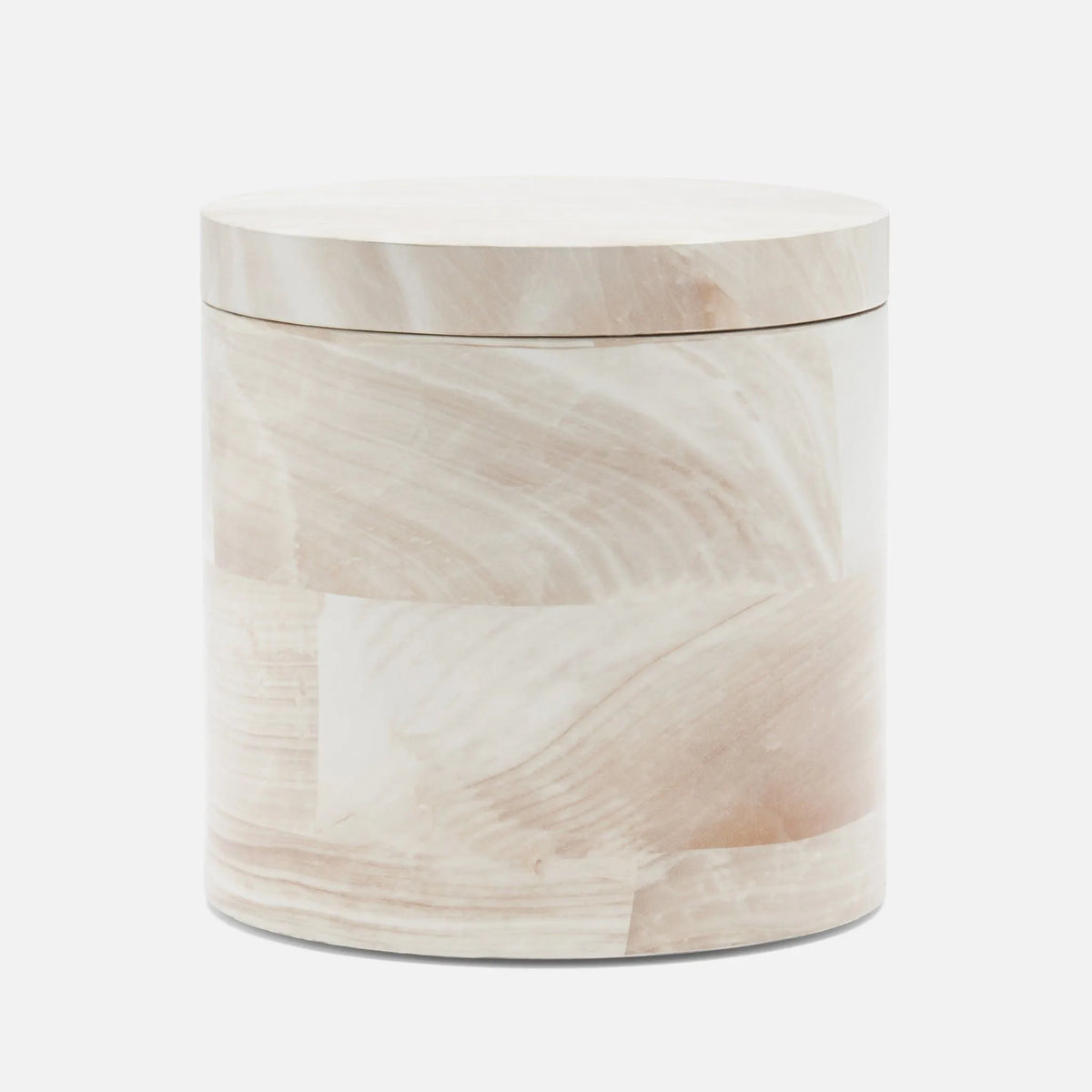 Pigeon and Poodle - PP004825 - Palermo II Canister - Palermo - Natural Faux Clamstone