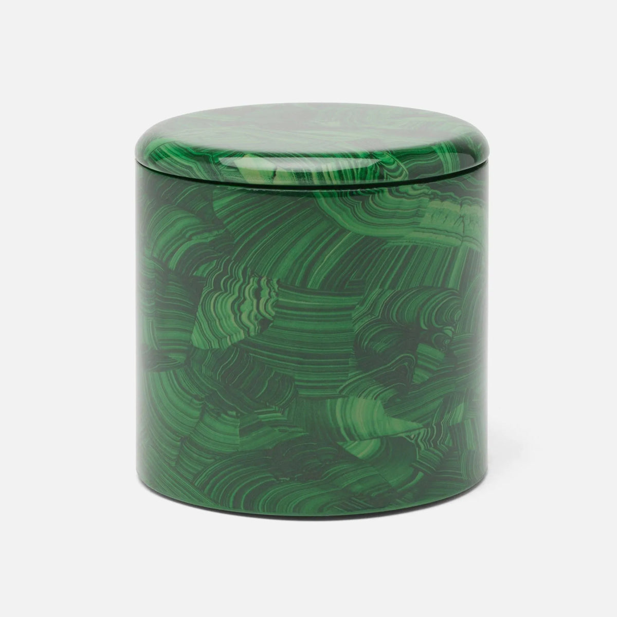 Pigeon and Poodle - PP005237 - Porter Canister - Porter - Natural Gloss Faux Malachite