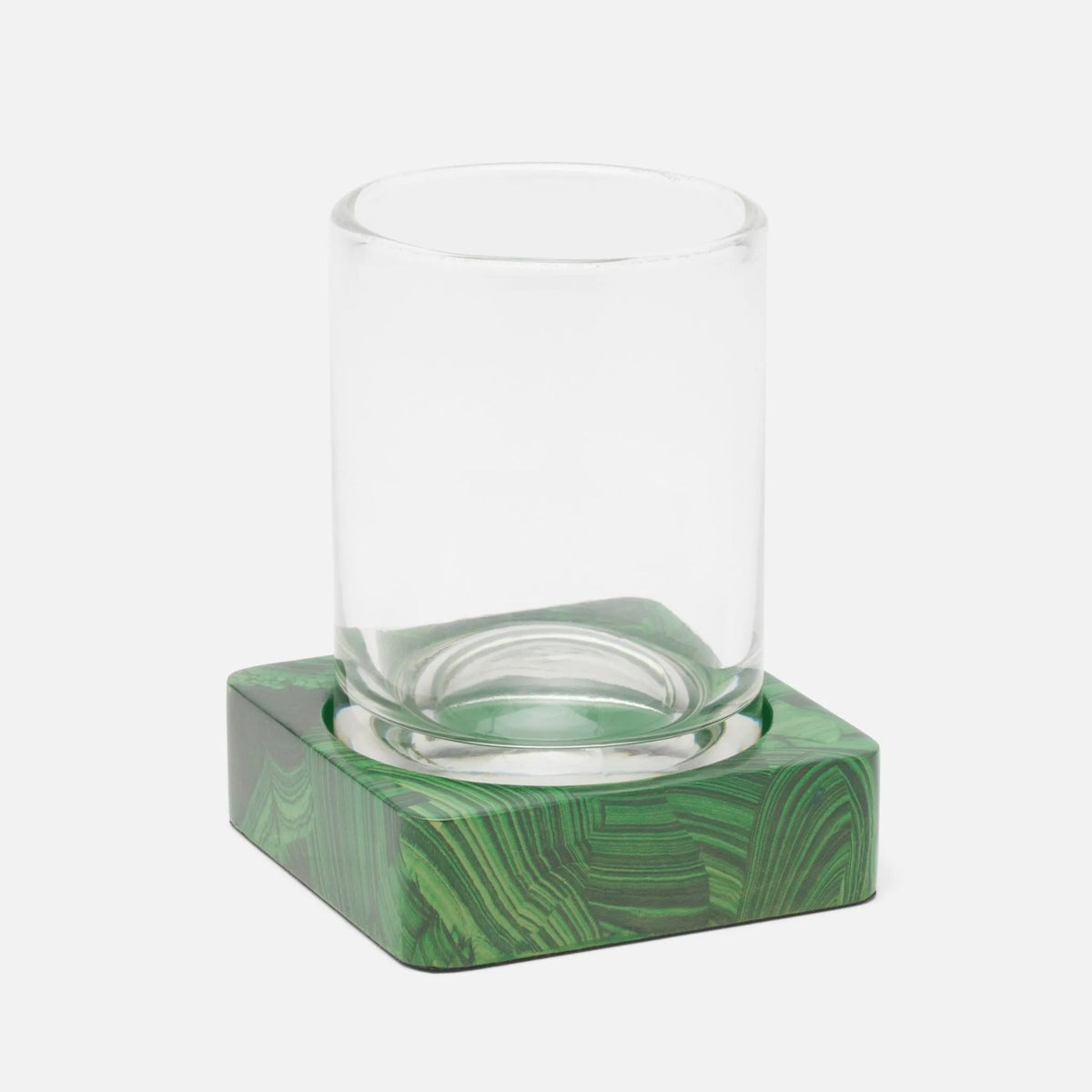 Pigeon and Poodle - PP005246 - Porter Tumbler Set - Porter - Natural Gloss Faux Malachite