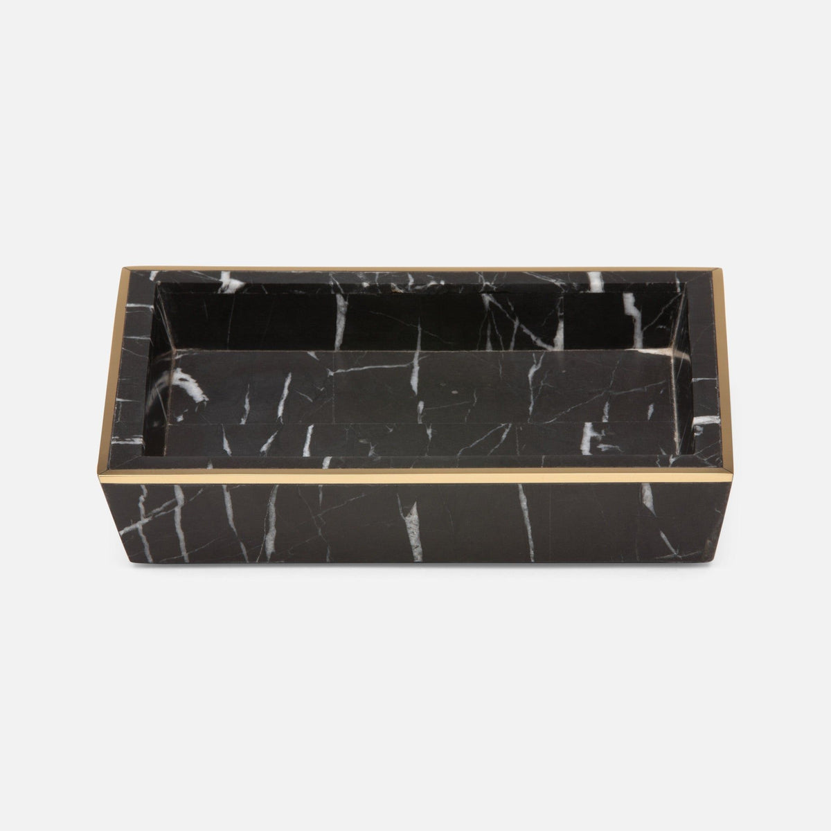 Pigeon and Poodle - PP001305 - Rhodes Soap Dish - Rhodes - Nero Marble