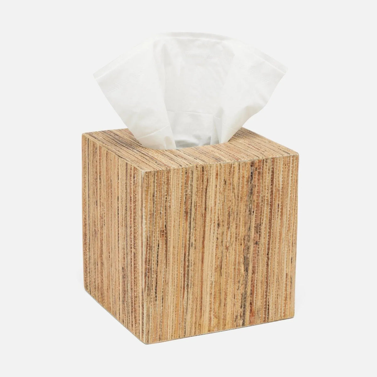 Pigeon and Poodle - PP007082 - Sumter Tissue Box - Sumter - Natural Hemp