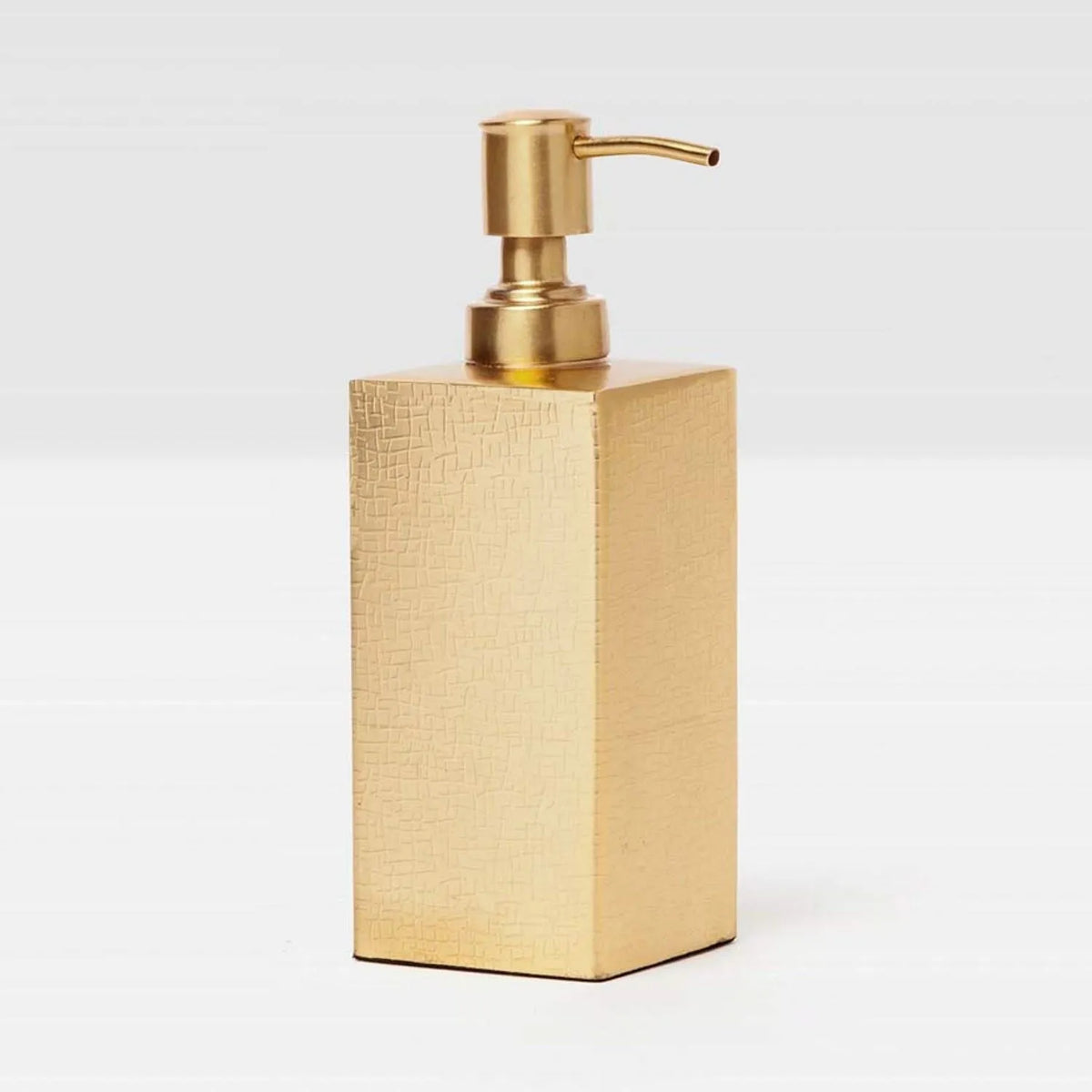 Pigeon and Poodle - PP001486 - Tiset Soap Pump - Tiset - Gold Etched Stainless Steel