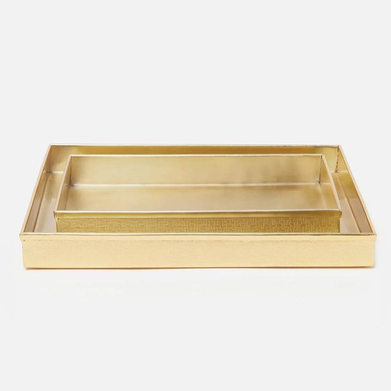 Pigeon and Poodle - PP001488 - Tiset Tray Set - Tiset - Gold Etched Stainless Steel