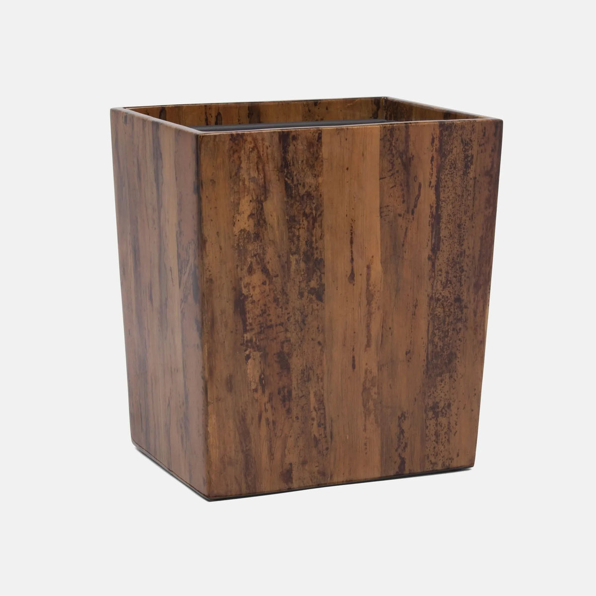 Pigeon and Poodle - PP001533 - Varadero Wastebasket - Varadero - Dark Stain Banana Leaf