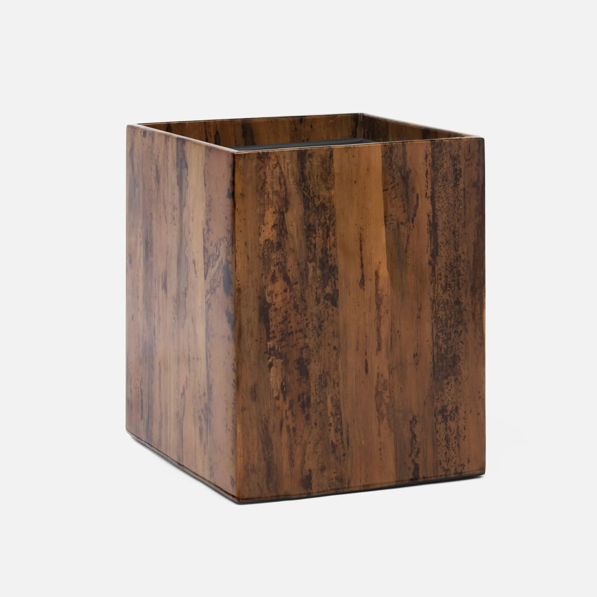 Pigeon and Poodle - PP001534 - Varadero Wastebasket - Varadero - Dark Stain Banana Leaf