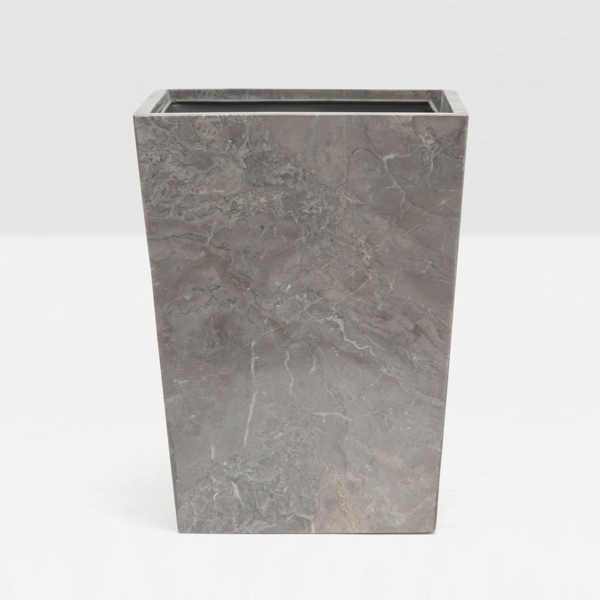 Pigeon and Poodle - PP001541 - Veneto Wastebasket - Veneto - Gray Polished Marble