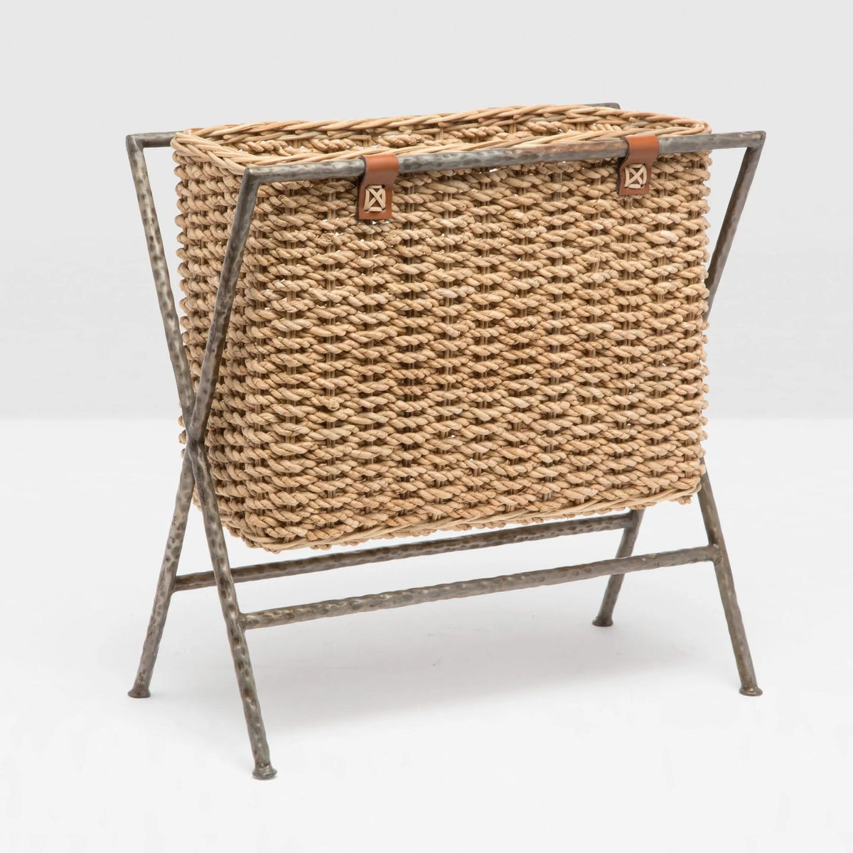 Pigeon and Poodle - PP002065 - Hemley Magazine Rack - Hemley - Natural Woven Seagrass