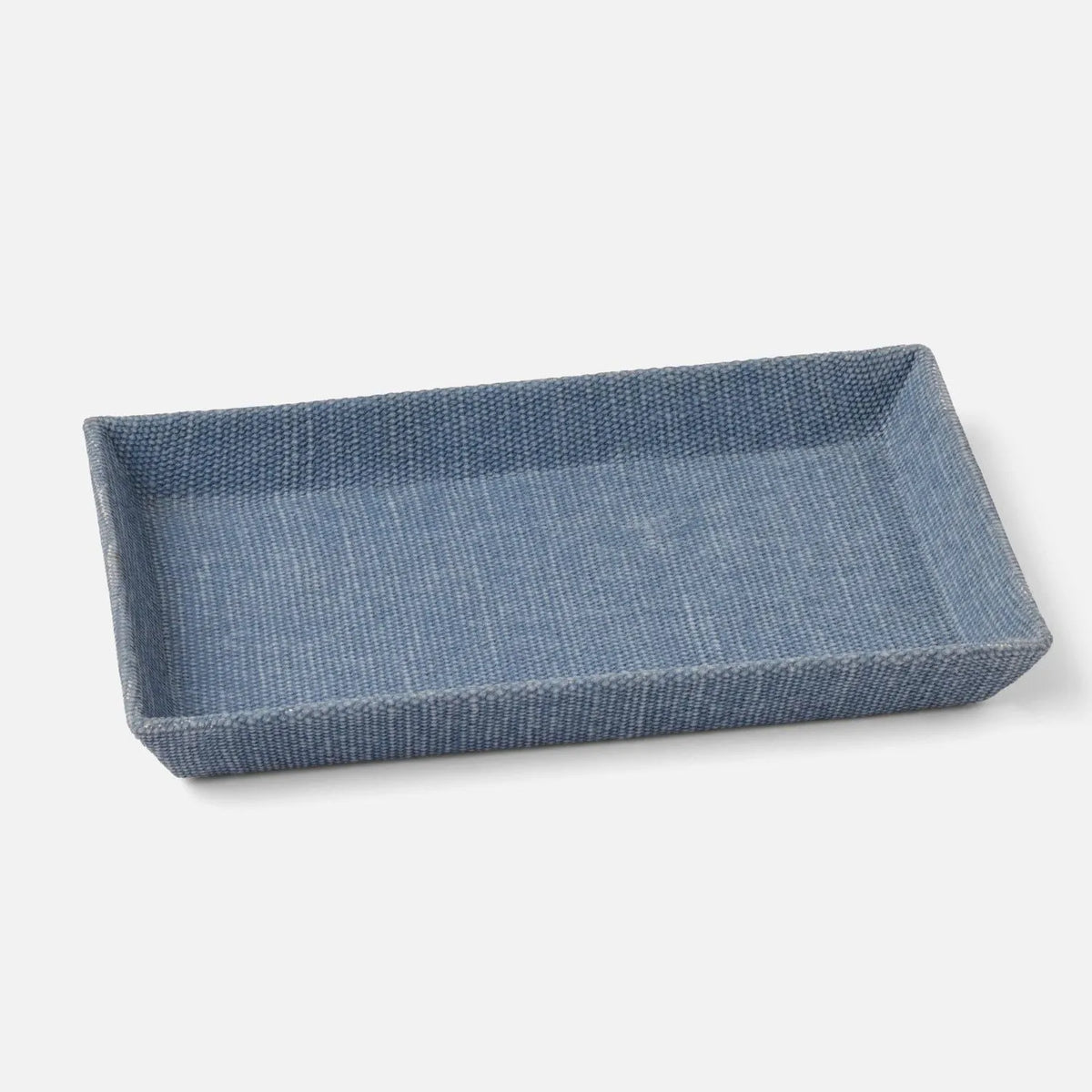 Pigeon and Poodle - PP006640 - Dresden Trays - Dresden - Light Blue Cotton Jute