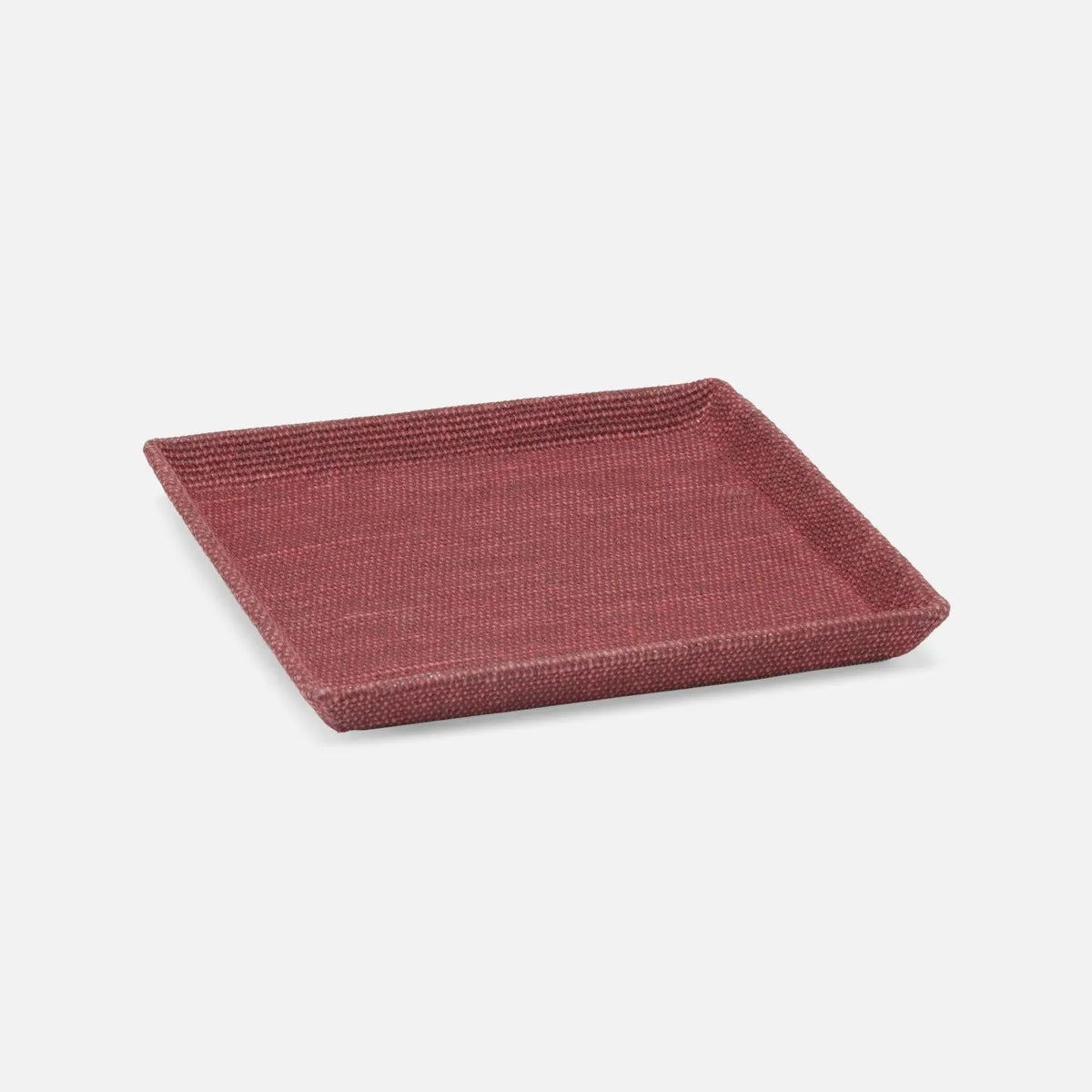 Pigeon and Poodle - PP006860 - Dresden Trays - Dresden - Burgundy Cotton Jute