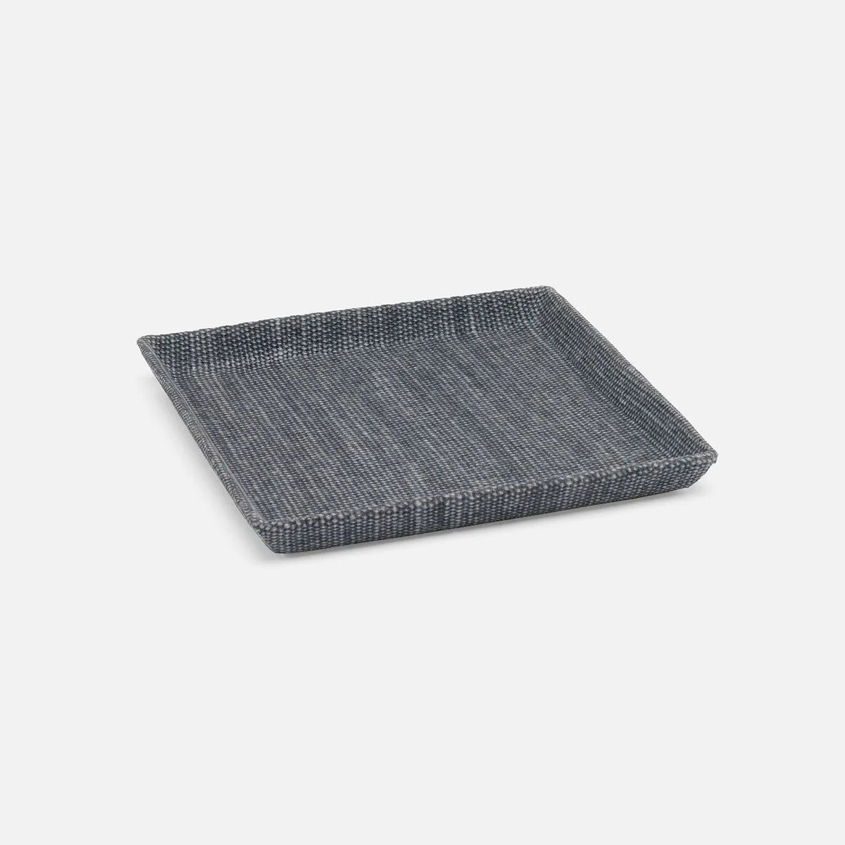 Pigeon and Poodle - PP007344 - Dresden Trays - Dresden - Slate Blue Cotton Jute