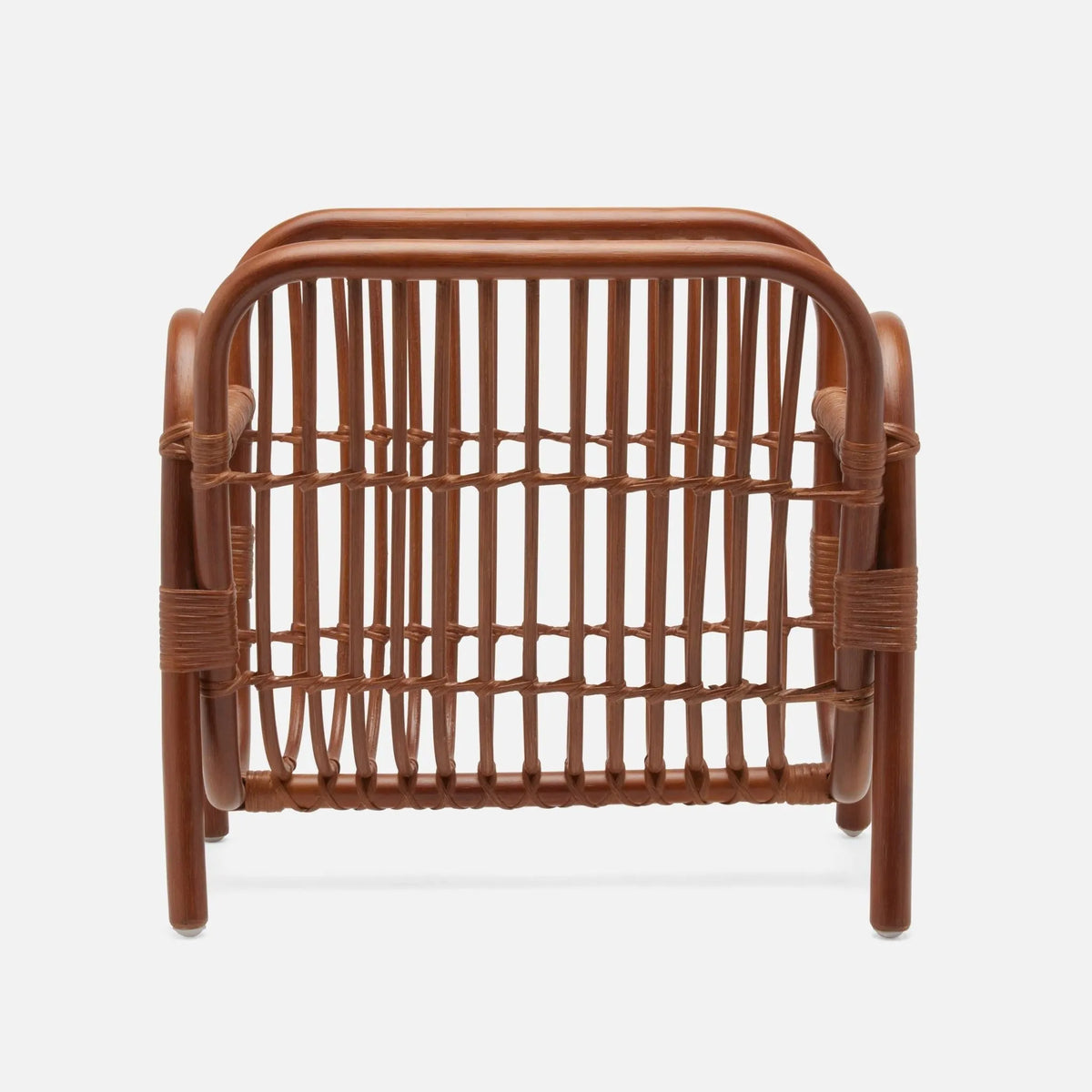 Pigeon and Poodle - PP005275 - Makassar Magazine Holder - Makassar - Walnut Rattan